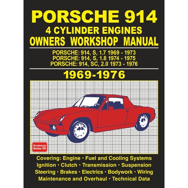 Porsche 914 4-cylinder Automotive Repair Manual, 1969-1976: Haynes